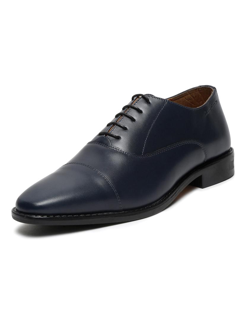men solid lace-up oxfords - 21748088 - Standard Image - 2