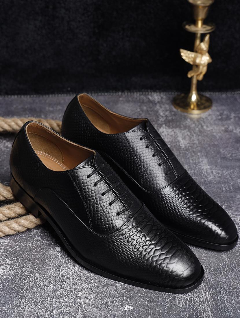 men textured lace-up oxfords - 21748144 - Zoom Image - 0