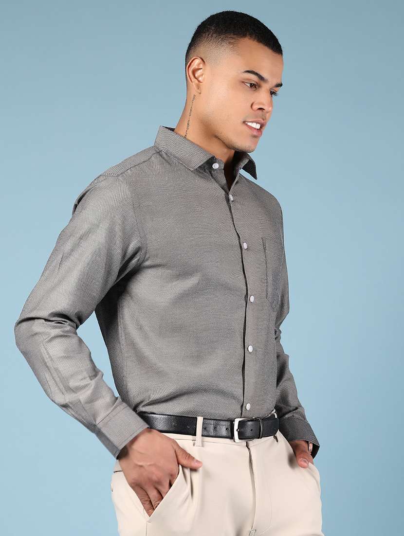 men solid long sleeve regular fit formal shirt - 21748173 -  Standard Image - 2