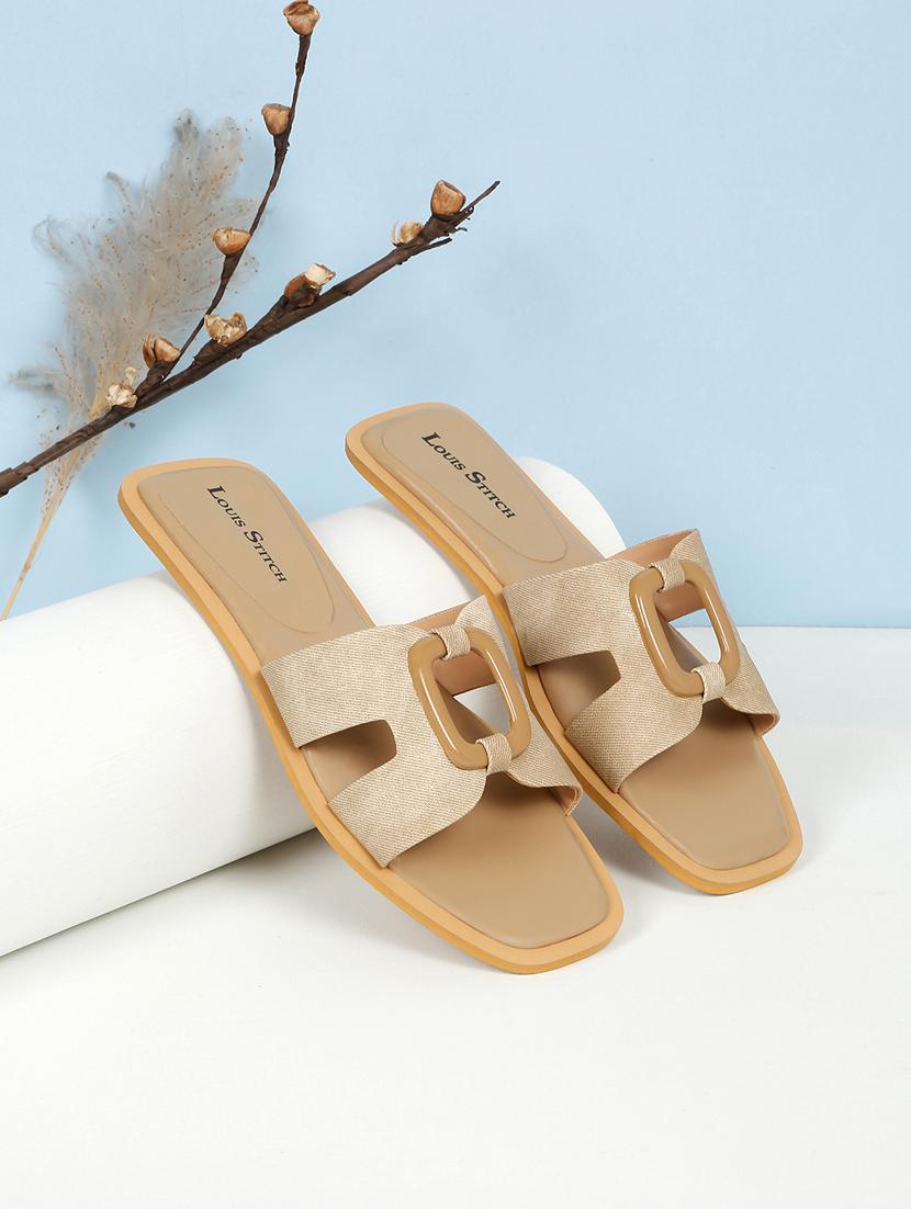 women solid slip on sandal - 21748358 - Zoom Image - 0