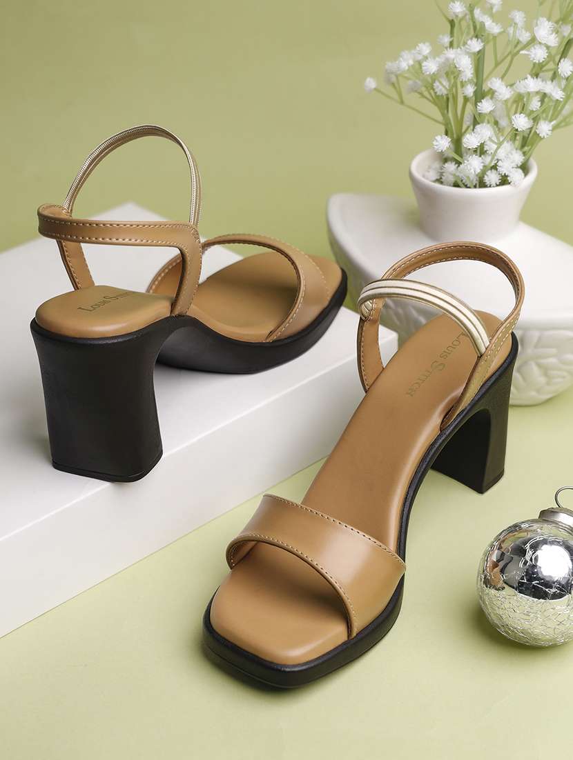 women solid ankle strap sandal
