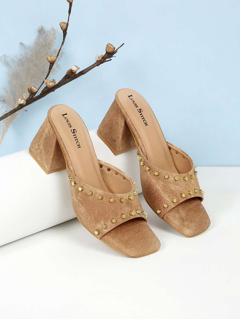 women beige slip on sandal - 21748379 - Zoom Image - 0