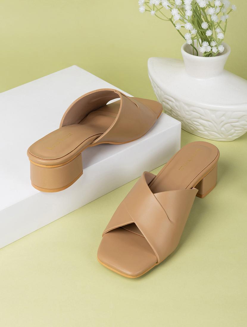 women beige slip on sandal - 21748381 - Zoom Image - 0