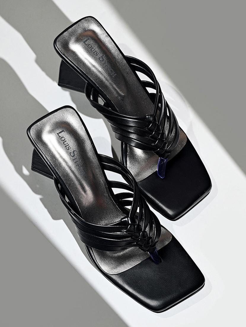 women black slip on sandal - 21748387 - Zoom Image - 0