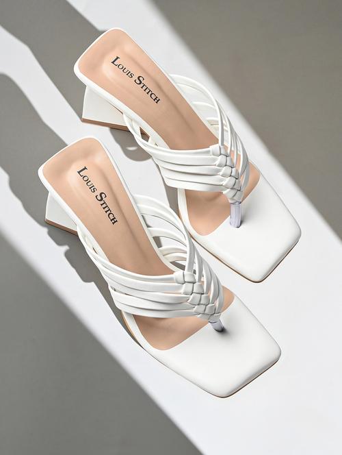 women white toe separator sandal - 21748388 - Standard Image - 0
