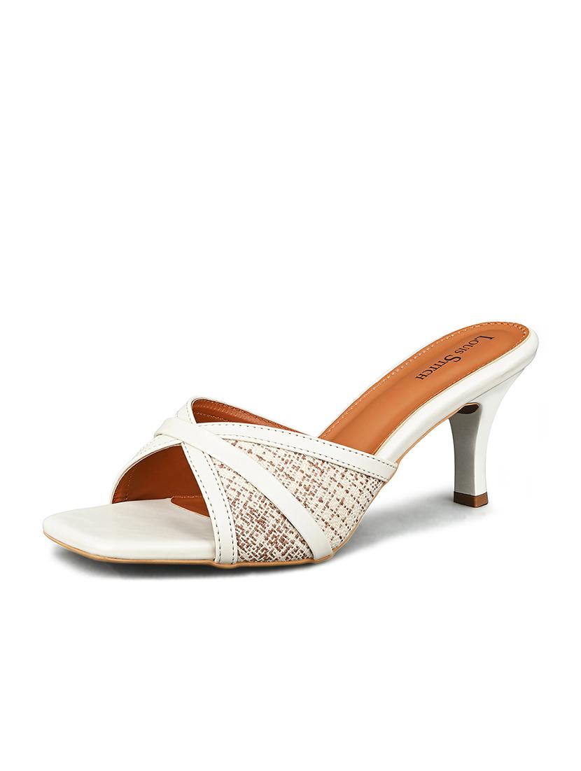 women white slip on sandal - 21748394 - Standard Image - 2