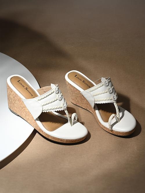 women white slip on sandal - 21748397 - Standard Image - 0