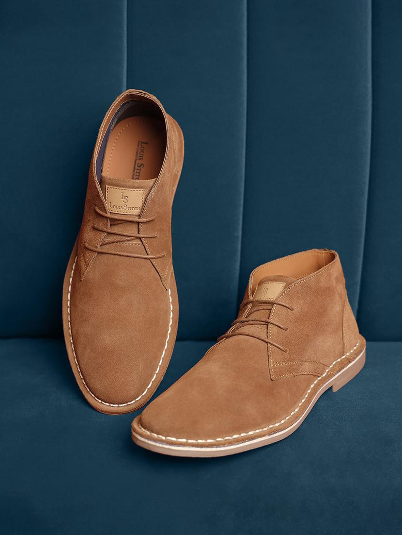 men solid lace up boots - 21748451 - Zoom Image - 0
