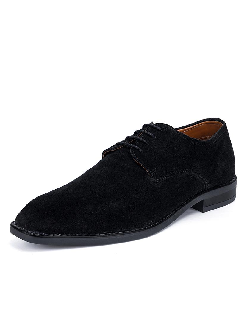 men solid lace-up derbys - 21748459 - Standard Image - 2