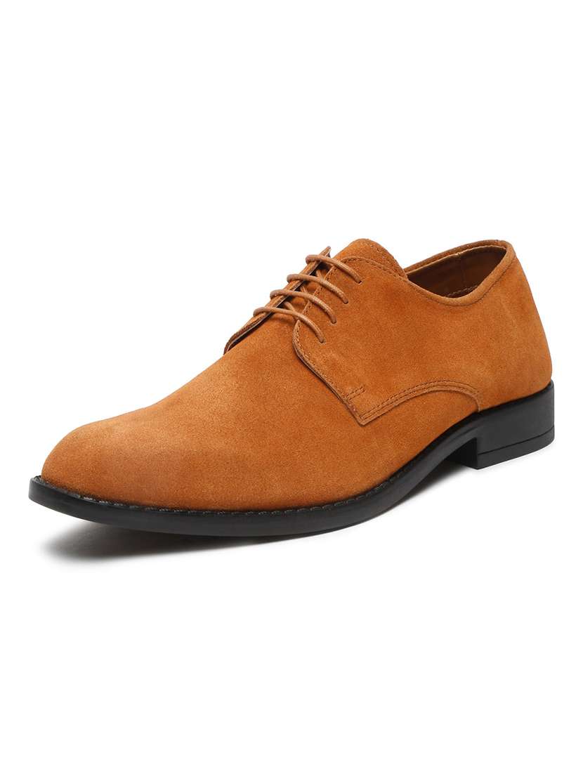 men solid lace-up derbys - 21748461 -  Standard Image - 2