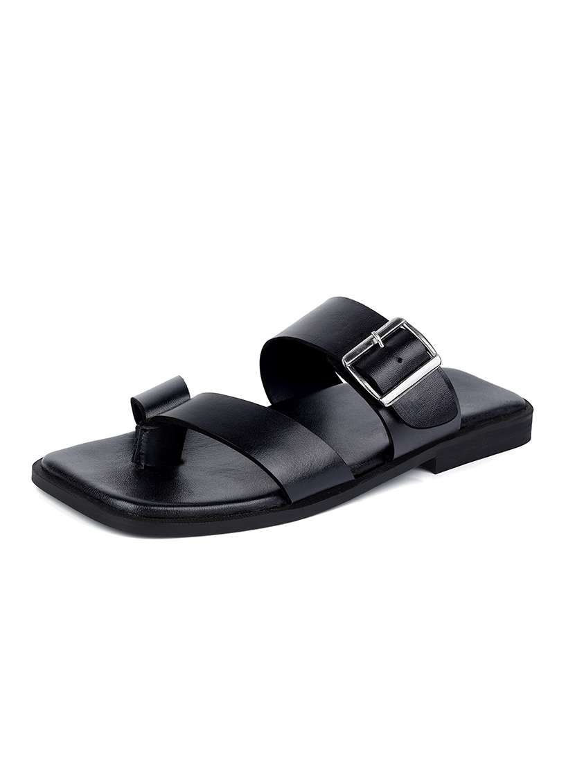 men solid toe separator sandal - 21748463 -  Standard Image - 2