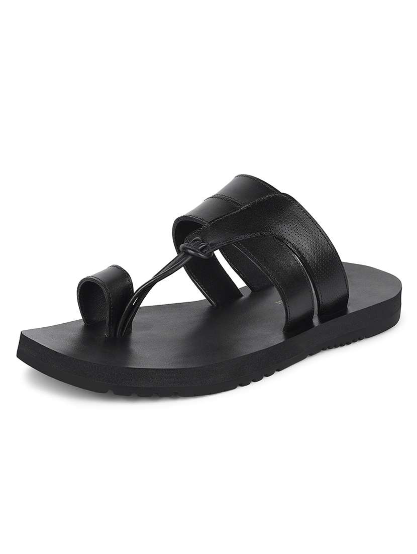 men solid one toe sandal - 21748477 - Standard Image - 2