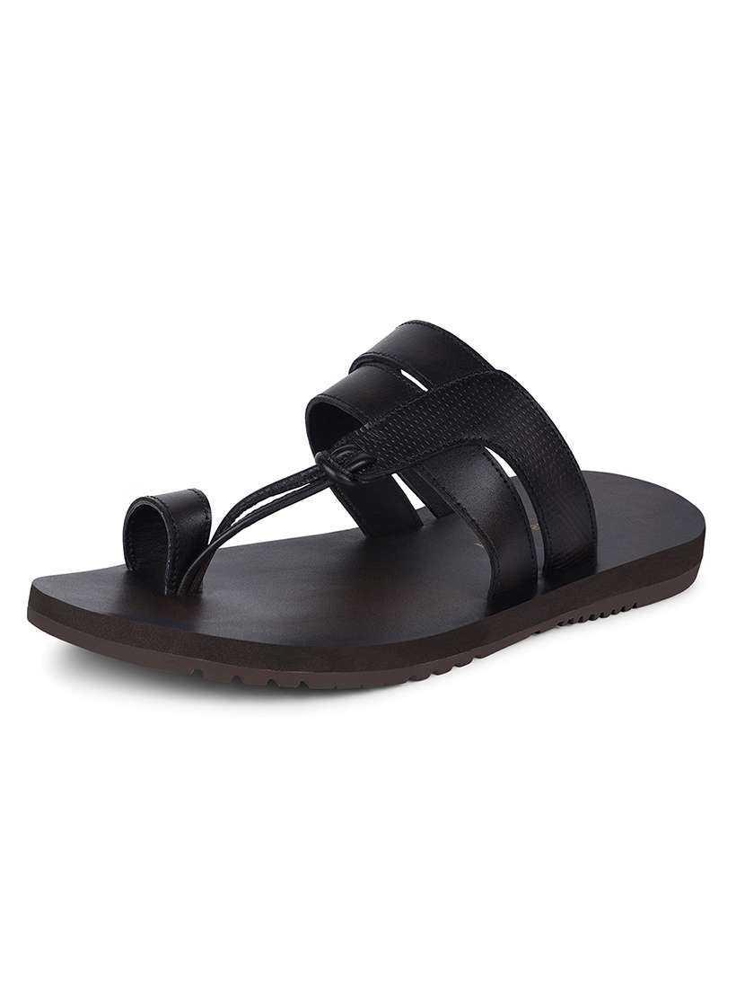 men solid one toe sandal - 21748478 - Standard Image - 2