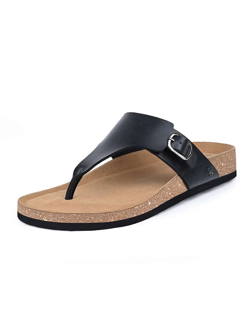 men solid toe separator sandals - 21748481 -  Standard Image - 2