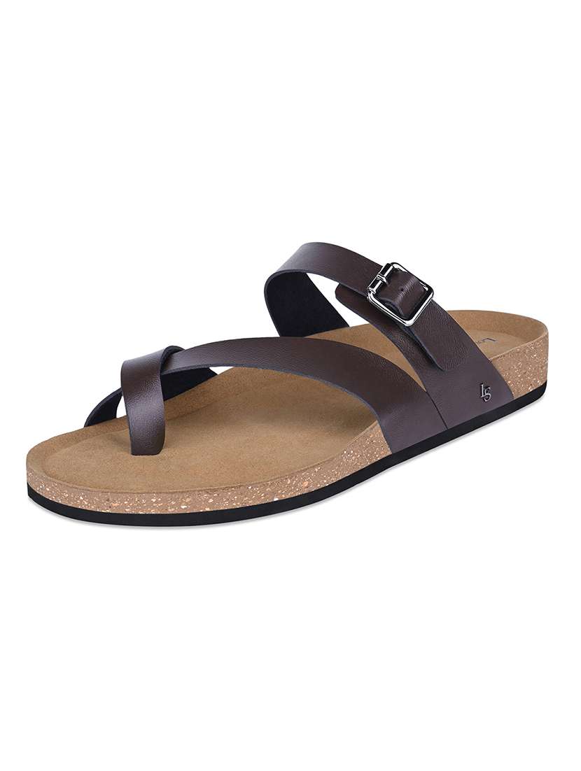 men solid slip on sandal - 21748483 -  Standard Image - 2