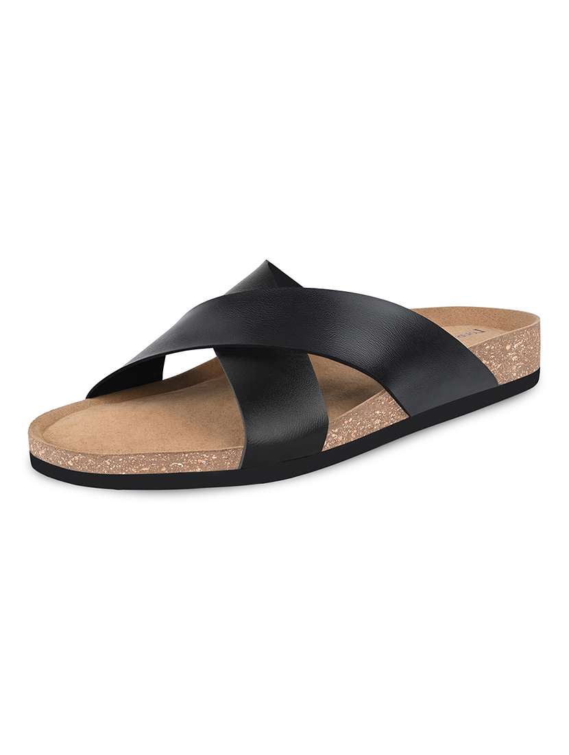 men solid slip on sandal - 21748490 -  Standard Image - 2