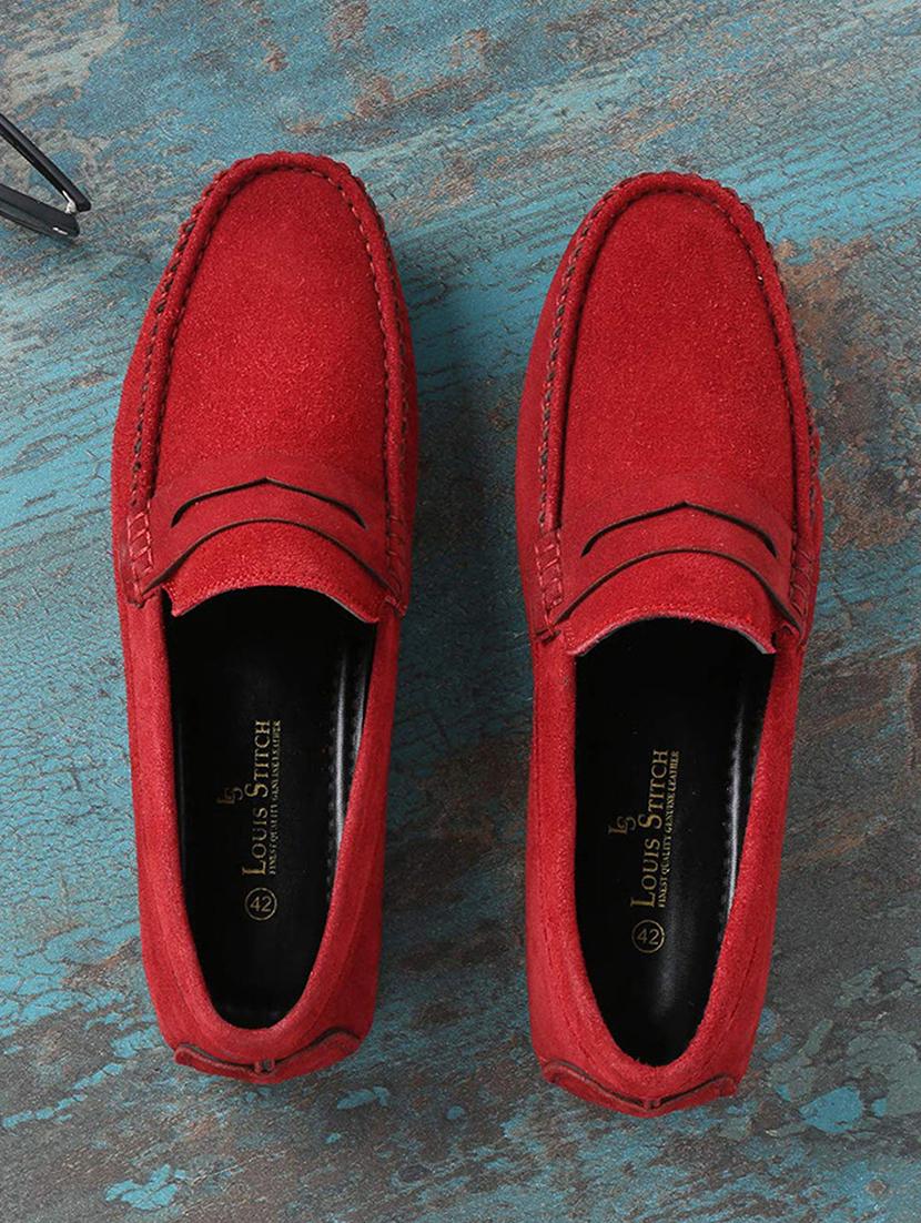 men solid slip on loafers - 21748506 - Zoom Image - 0