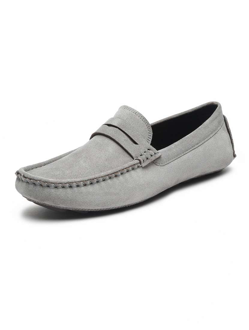 men solid slip on loafers - 21748508 -  Standard Image - 2