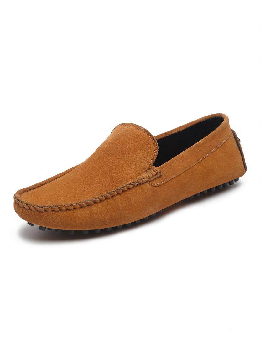 men solid slip on loafers - 21748515 - Standard Image - 2