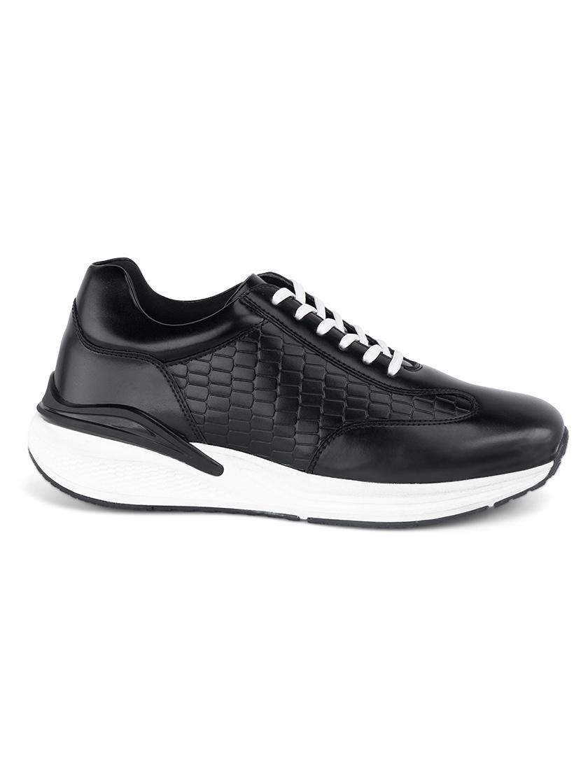 men solid lace up casual shoes - 21748534 - Standard Image - 2