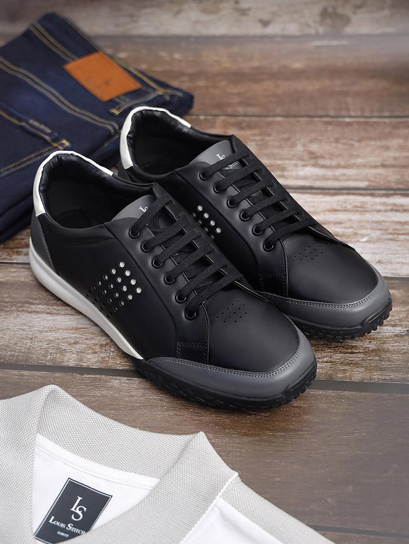 black lace up sneakers - 21748567 - Zoom Image - 0