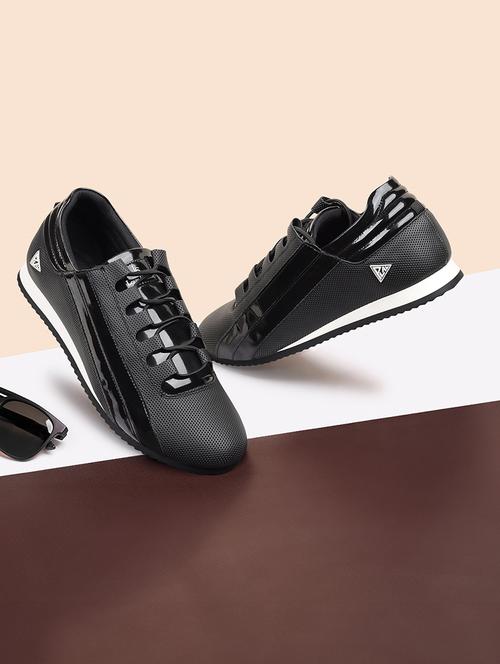 black lace up sneakers - 21748572 - Standard Image - 0