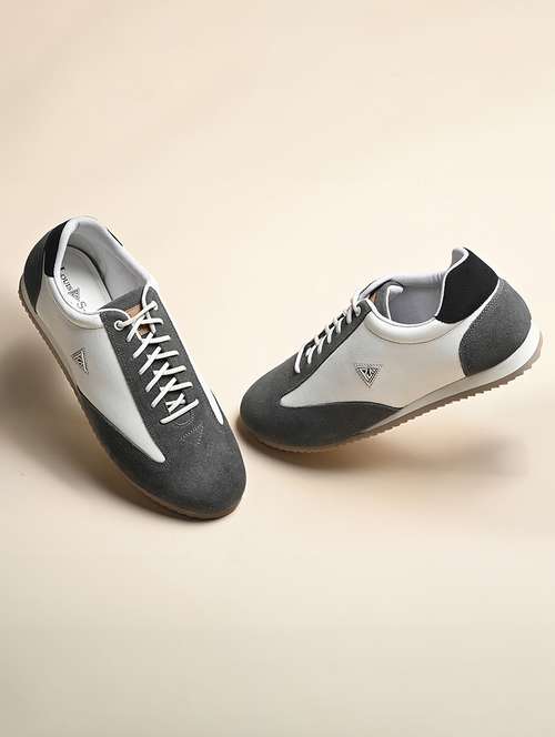 grey lace up sneakers - 21748575 -  Standard Image - 0