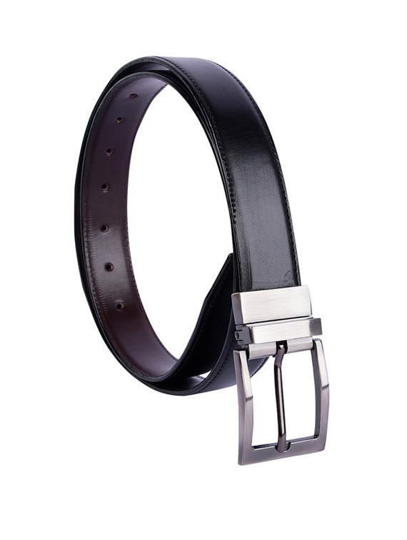 men black leatherette belt - 21748621 -  Zoom Image - 0