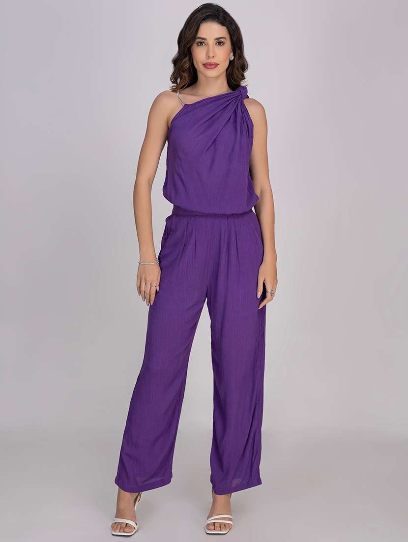 women solid top and trouser co-ord set