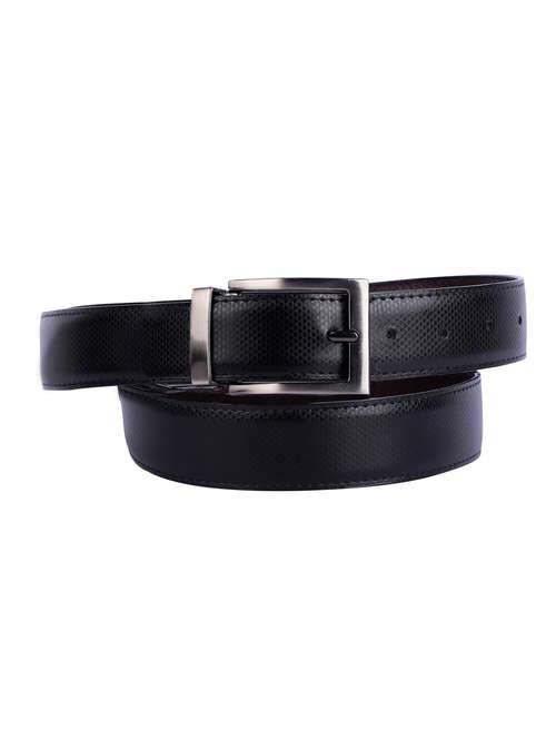 men black leatherette belt
