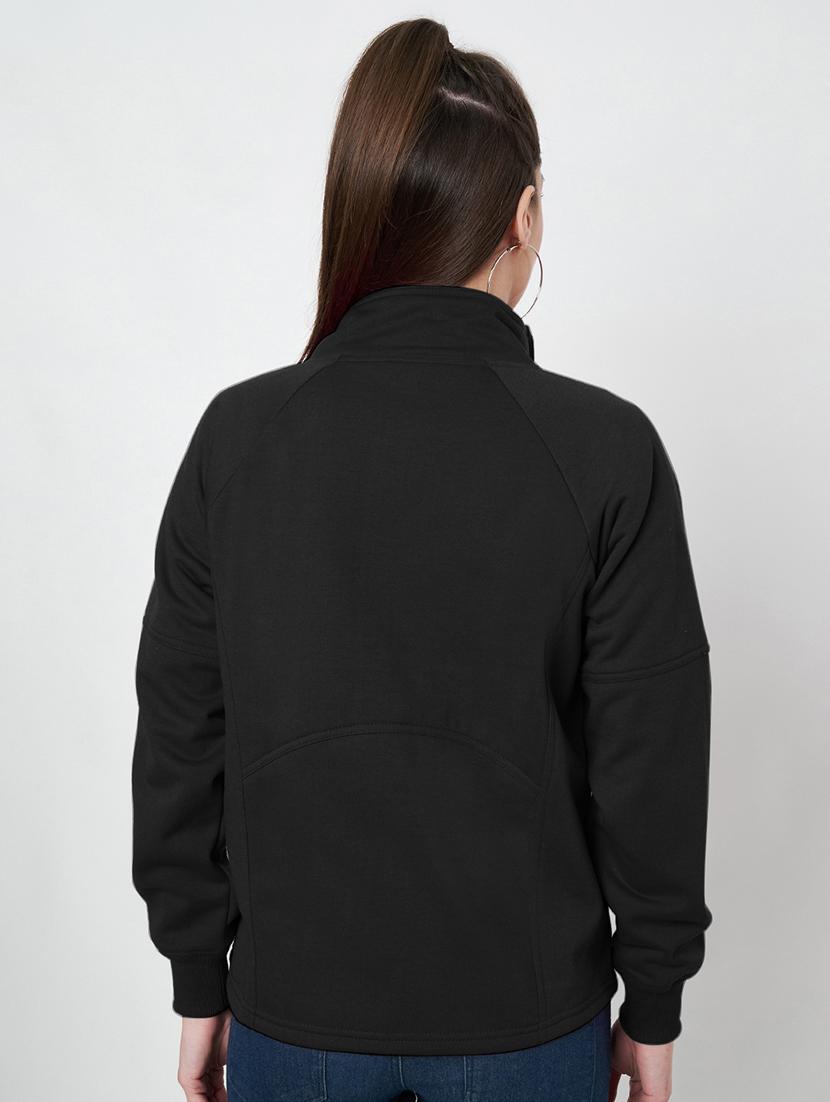 women solid long sleevees regular jacket - 21748726 - Standard Image - 2