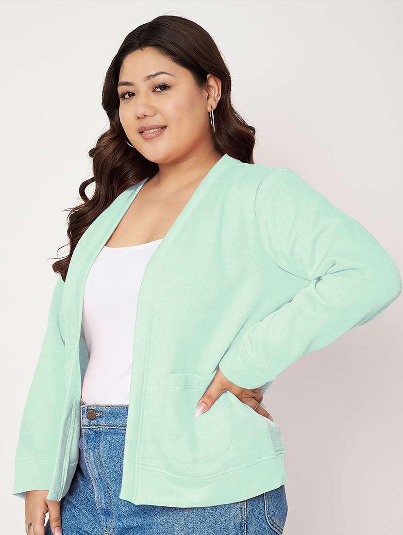 women plus size long sleeves jacket - 21748820 -  Standard Image - 2