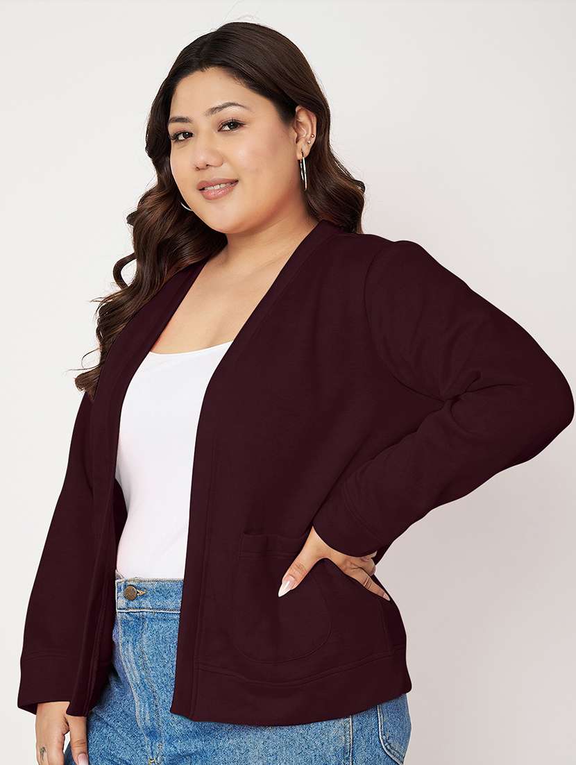 women plus size long sleeves jacket - 21748823 -  Standard Image - 2