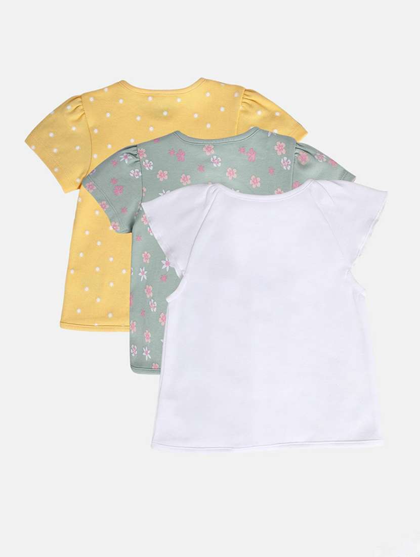 kids pack of 3 printed short sleeves shirts - 21748891 -  Standard Image - 2