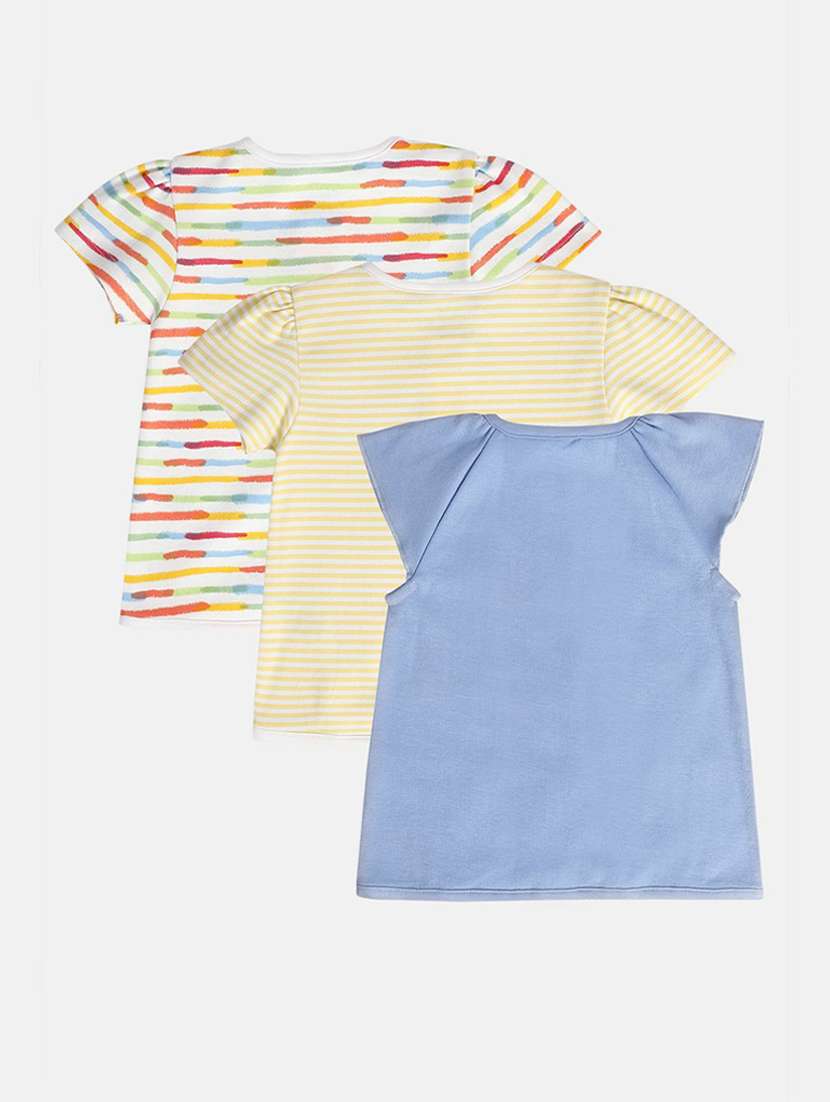 kids pack of 3 printed short sleeves shirts - 21748892 -  Standard Image - 2