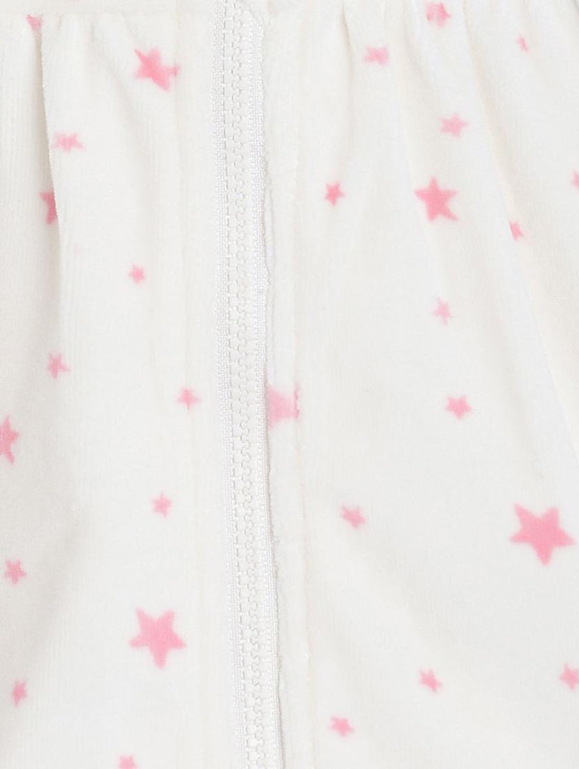 girls white long sleeve hooded sweatshirt - 21748905 - Standard Image - 2