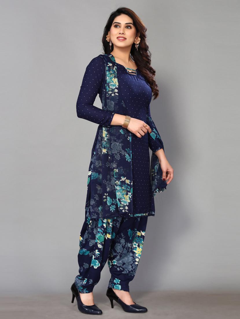 women printed unstitched salwar suit set - 21749574 - Standard Image - 2