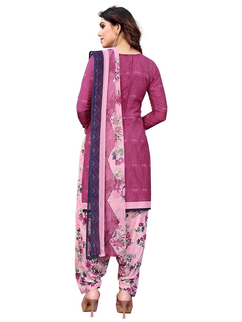 women printed unstitched suit set - 21749599 - Standard Image - 2
