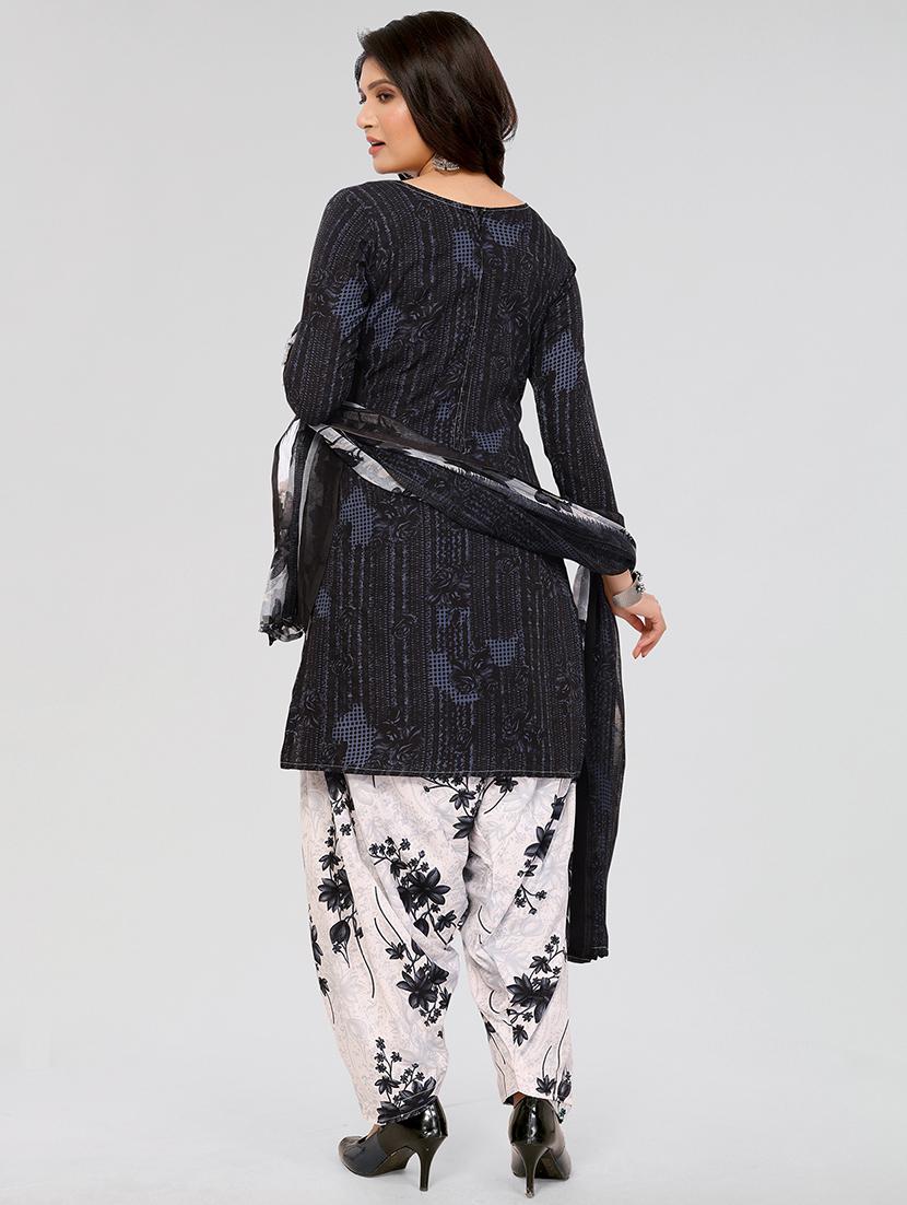 women printed unstitched suit set - 21749615 - Standard Image - 2