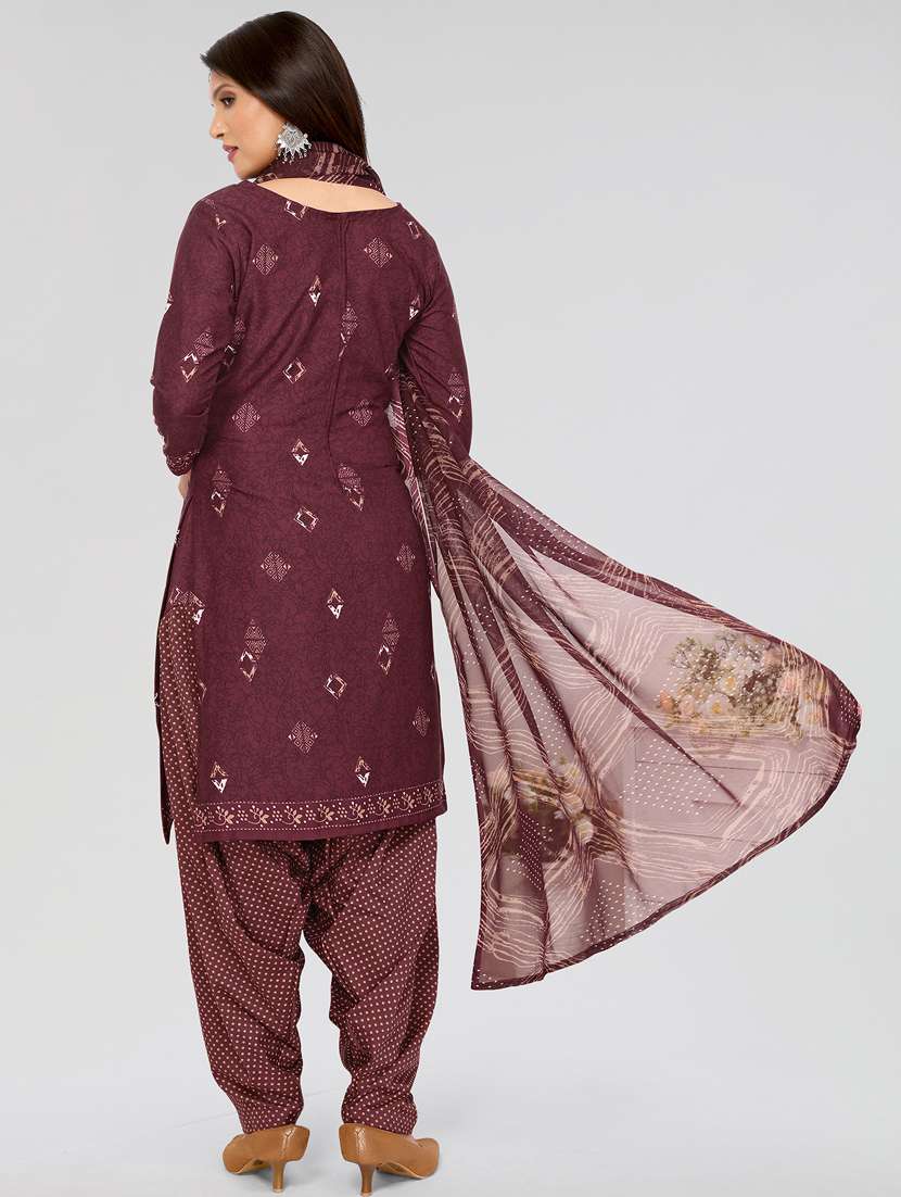 women printed unstitched salwar suit set - 21749622 - Standard Image - 2