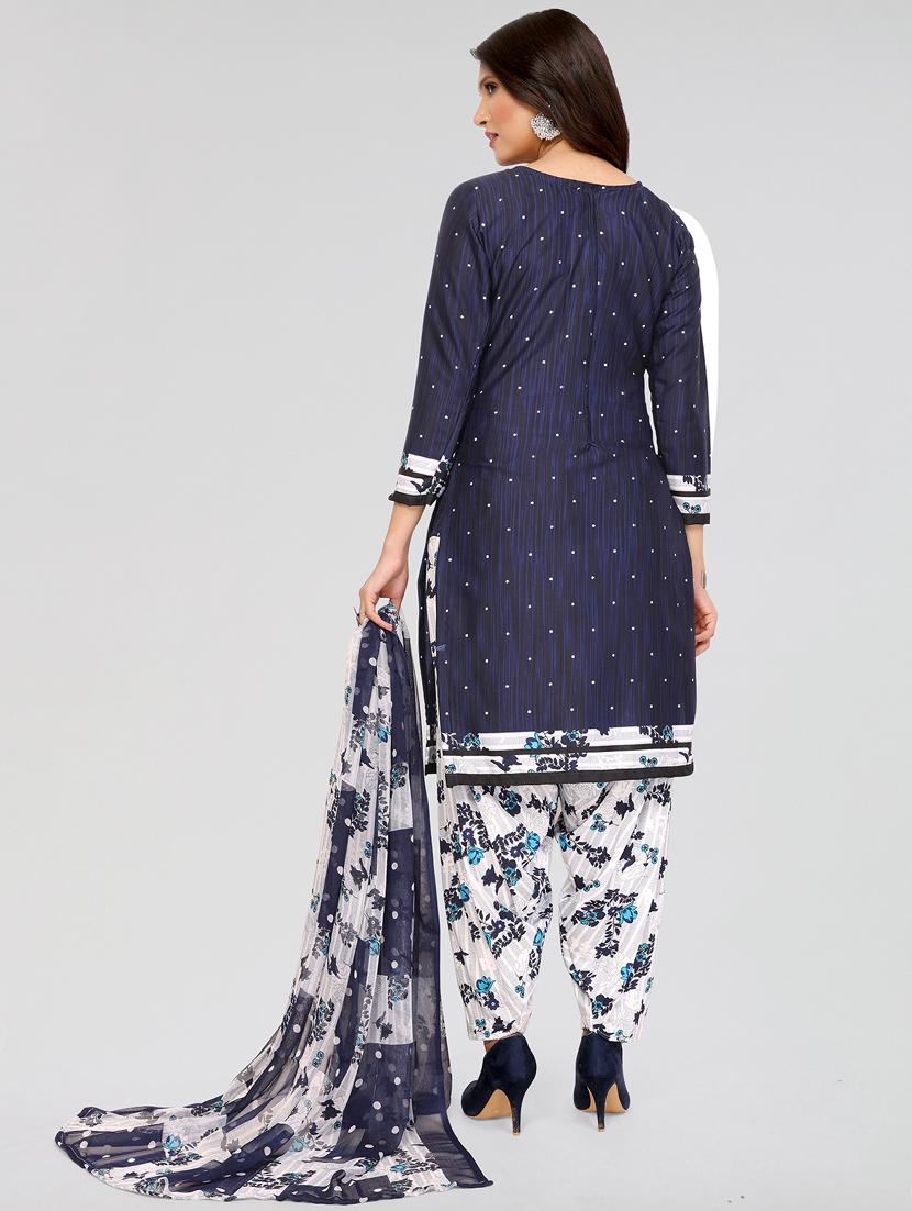 women printed unstitched salwar suit set - 21749642 - Standard Image - 2