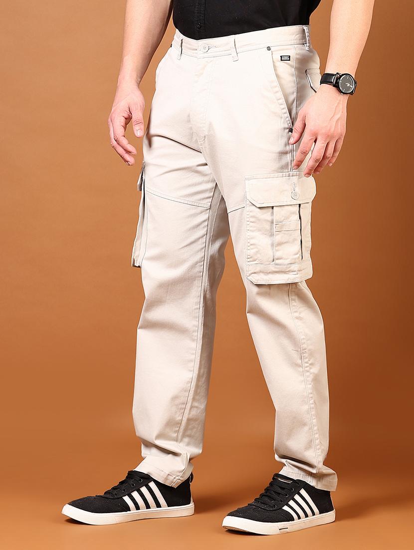 men mid rise solid cargo - 21749671 - Standard Image - 2