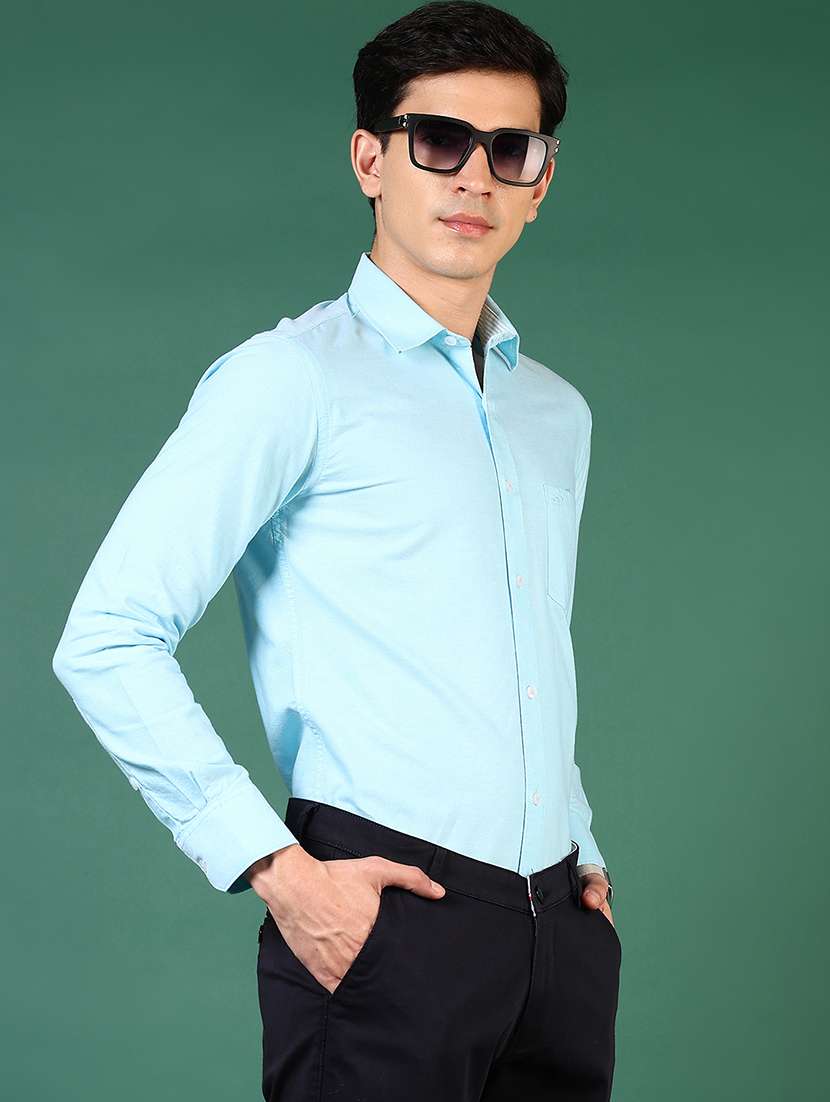 men solid long sleeve regular fit formal shirt - 21749735 -  Standard Image - 2