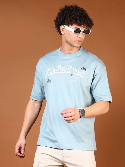 men short sleeves front & back printed t-shirt - 21749826 - Standard Image - 0
