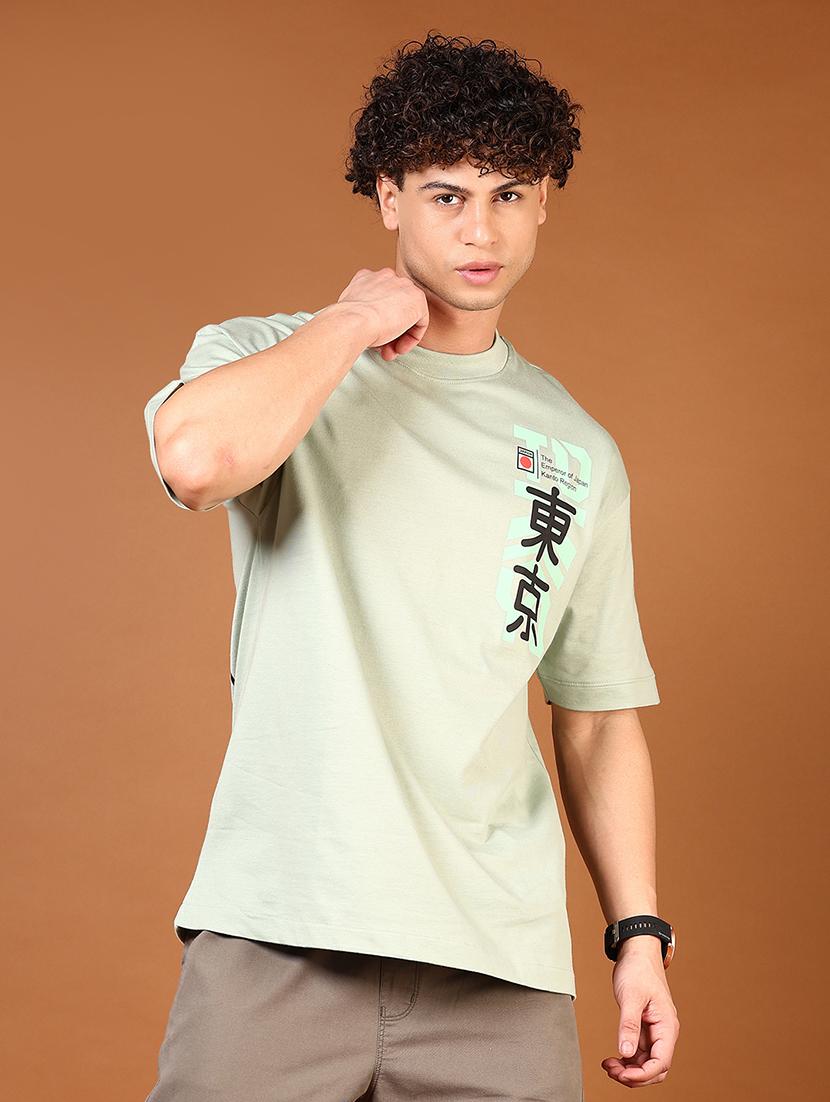 men short sleeves front & back print t-shirt - 21749827 -  Zoom Image - 0