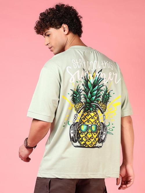 men back print short sleeves t-shirt - 21749837 - Standard Image - 0