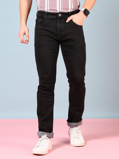 men solid mid rise slim fit jean - 21749861 -  Standard Image - 0