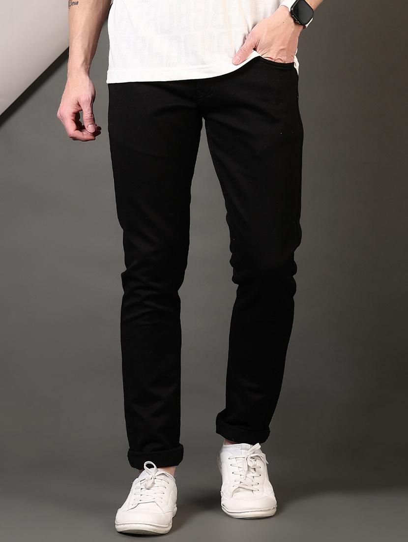 men solid mid rise slim fit jean - 21749862 - Standard Image - 2