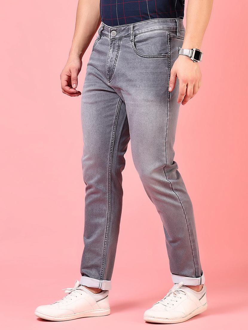 men solid mid rise slim fit jean - 21749873 - Standard Image - 2
