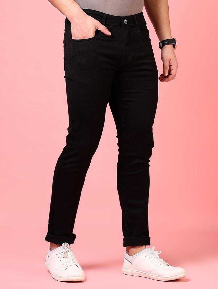 men solid mid rise slim fit jean - 21749891 - Standard Image - 2